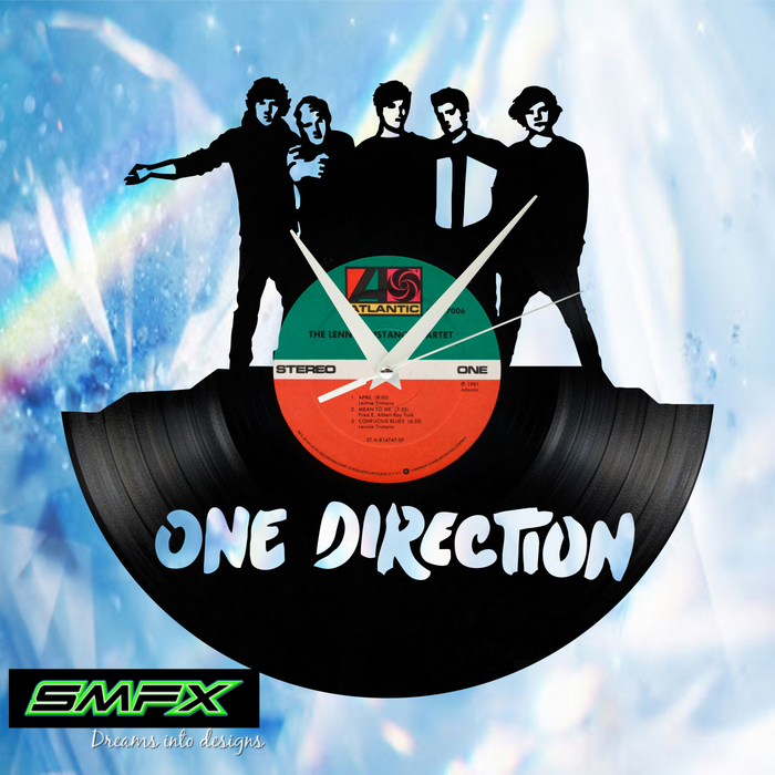 one direction Laser Cut Vinyl Record artist representation