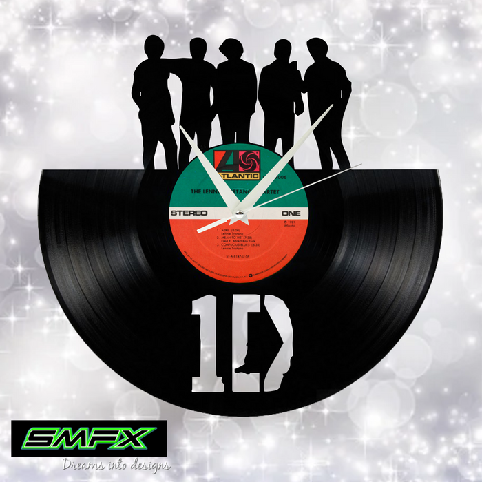 one direction Laser Cut Vinyl Record artist representation