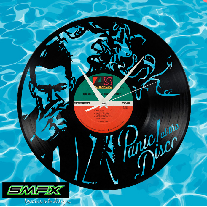 panic at the disco Laser Cut Vinyl Record artist representation or vinyl clock