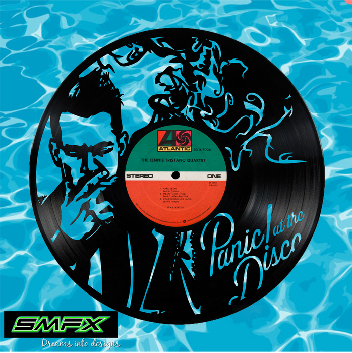 panic at the disco Laser Cut Vinyl Record artist representation or vinyl clock