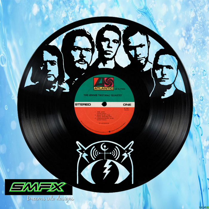 PEARL JAM Laser Cut Vinyl Record artist representation or vinyl clock
