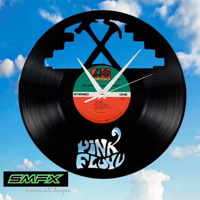 pink floyd Laser Cut Vinyl Record artist representation or vinyl clock