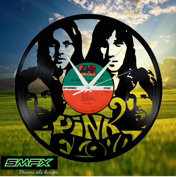 pink floyd Laser Cut Vinyl Record artist representation or vinyl clock