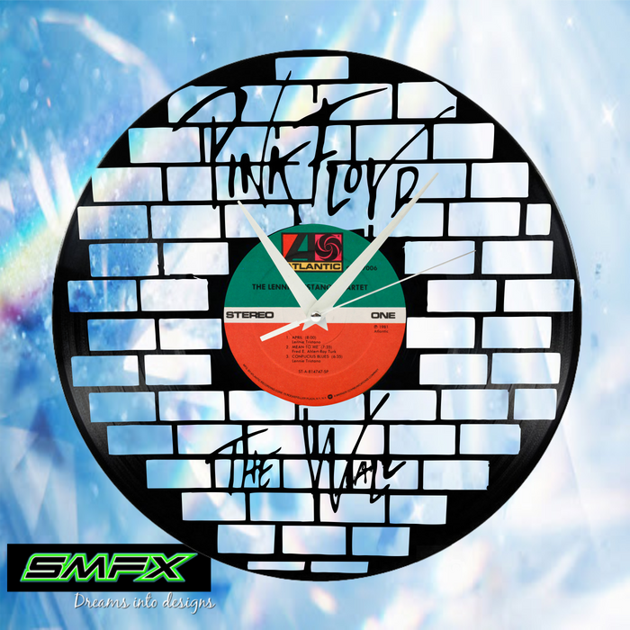 pink floyd Laser Cut Vinyl Record artist representation or vinyl clock