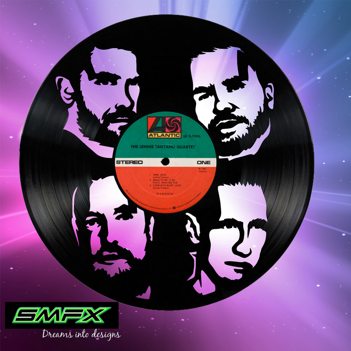 Shinedown Laser Cut Vinyl Record artist representation or vinyl clock