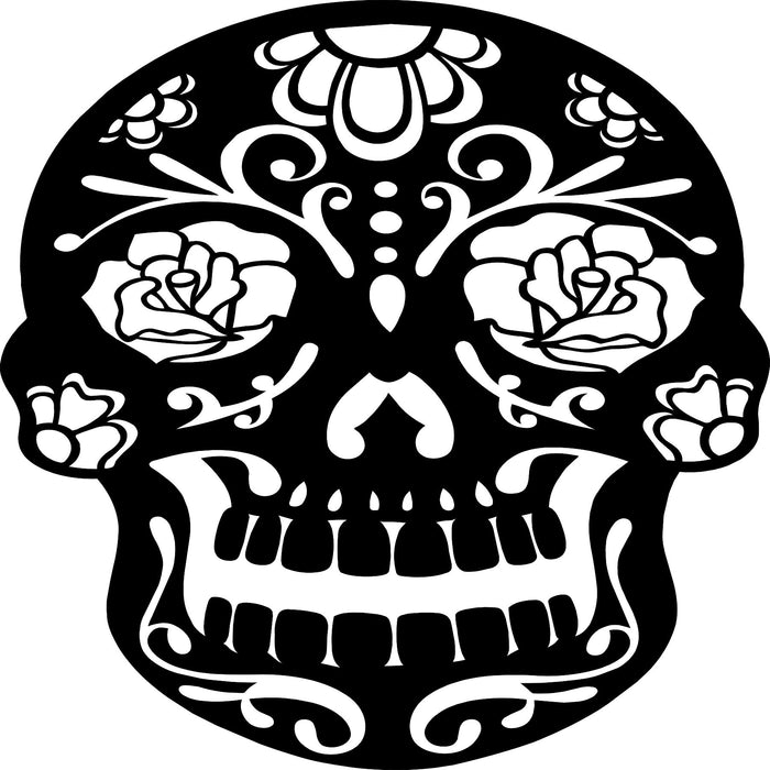 skull-2 Laser Cut Vinyl Record artist representation