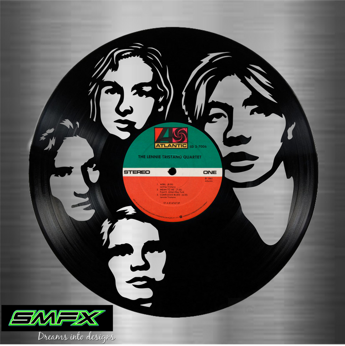 smashing pumpkins Laser Cut Vinyl Record artist representation or vinyl clock