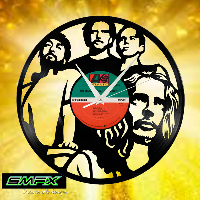 soundgarden Laser Cut Vinyl Record artist representation or vinyl clock