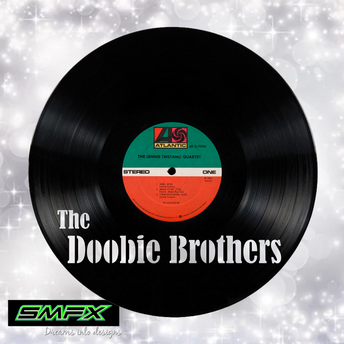 the doobie brothers Laser Cut Vinyl Record artist representation or vinyl clock