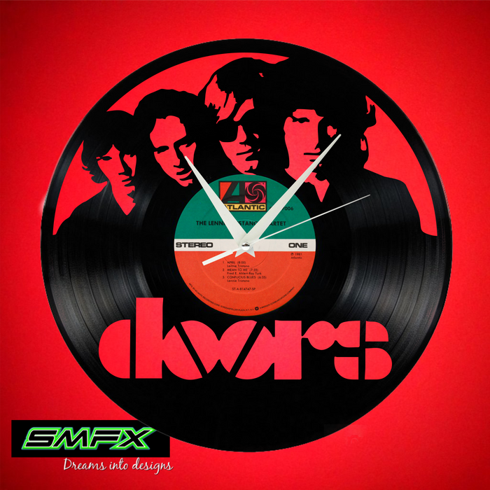 the doors Laser Cut Vinyl Record artist representation or vinyl clock