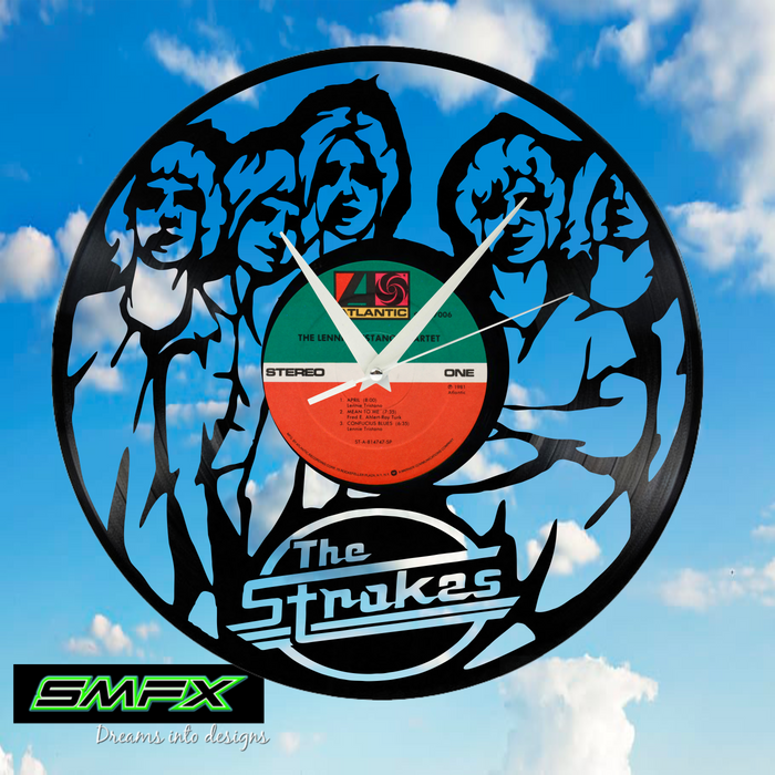 The Strokes Laser Cut Vinyl Record artist representation or vinyl clock