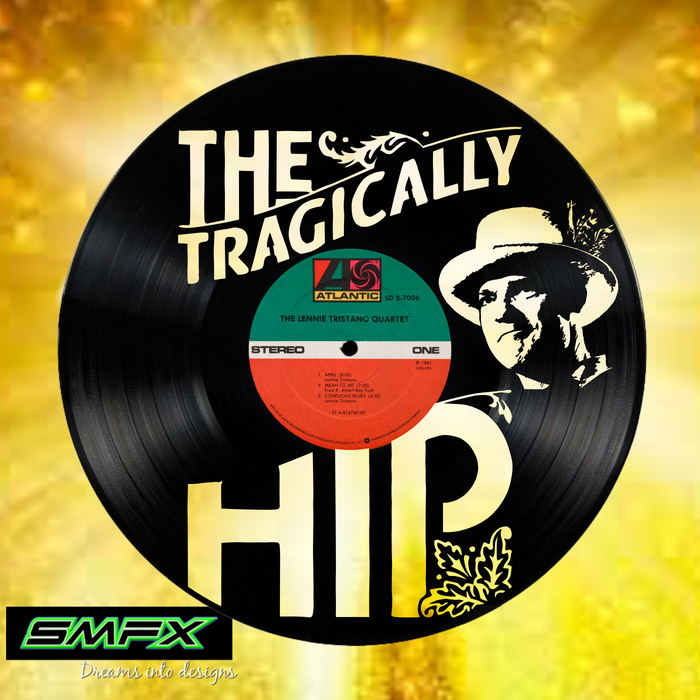 the tragically hip Laser Cut Vinyl Record artist representation or vinyl clock