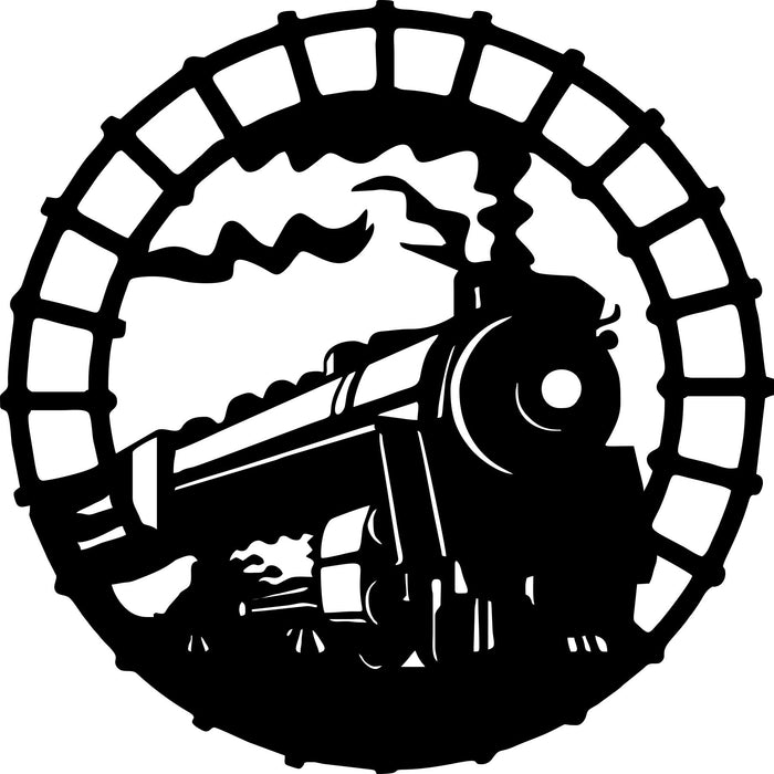 train-1 Laser Cut Vinyl Record artist representation