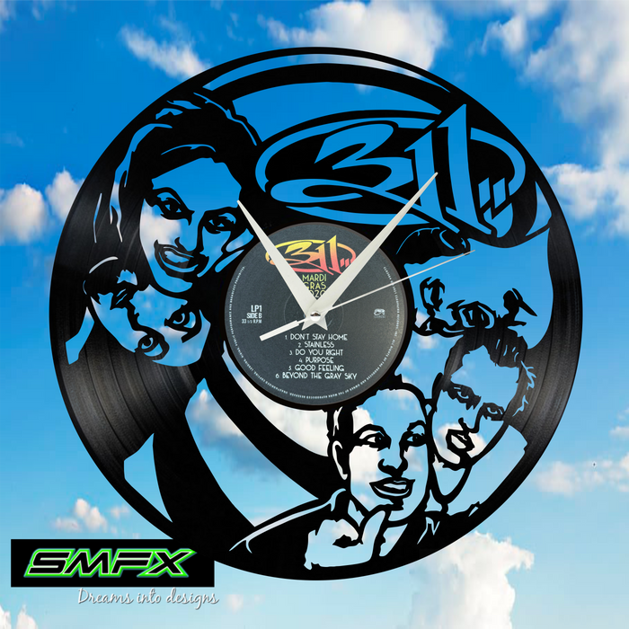311 Laser Cut Vinyl Record artist representation or vinyl clock