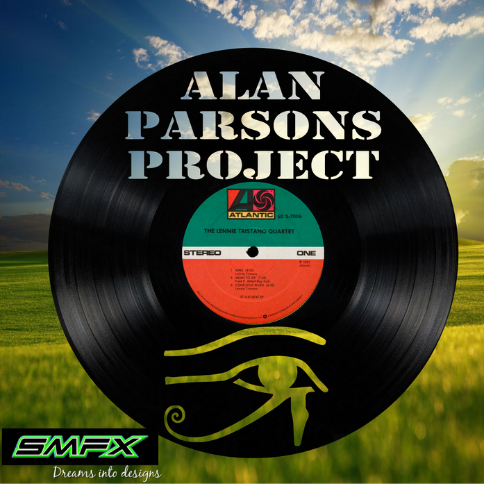 ALAN PARSONS PROJECT Laser Cut Vinyl Record artist representation or vinyl clock