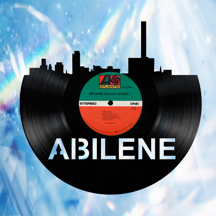 Abilene Texas  Laser Cut Vinyl Record artist representation