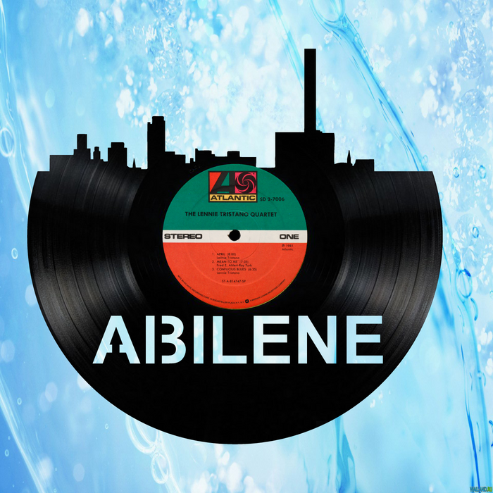 Abilene Texas  Laser Cut Vinyl Record artist representation