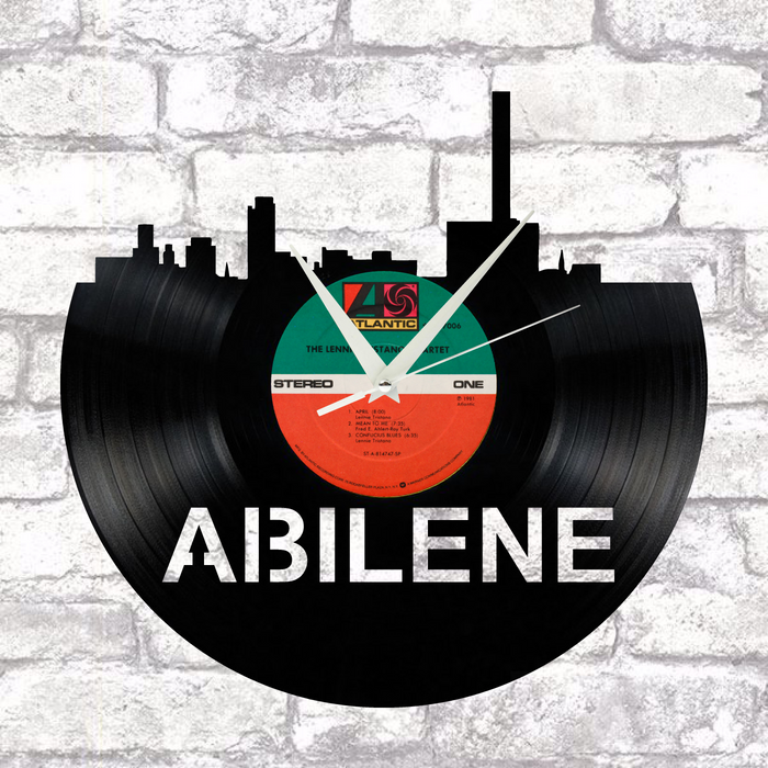 Abilene Texas  Laser Cut Vinyl Record artist representation