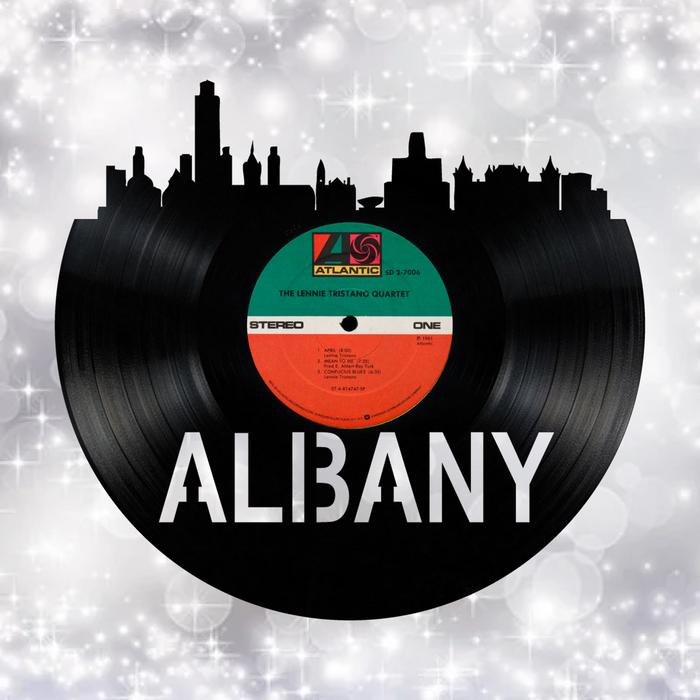 Alban New York Laser Cut Vinyl Record artist representation