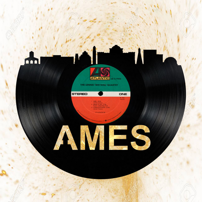 Ames Laser Cut Vinyl Record artist representation