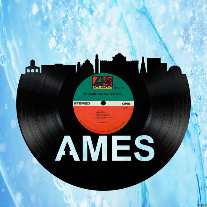 Ames Laser Cut Vinyl Record artist representation