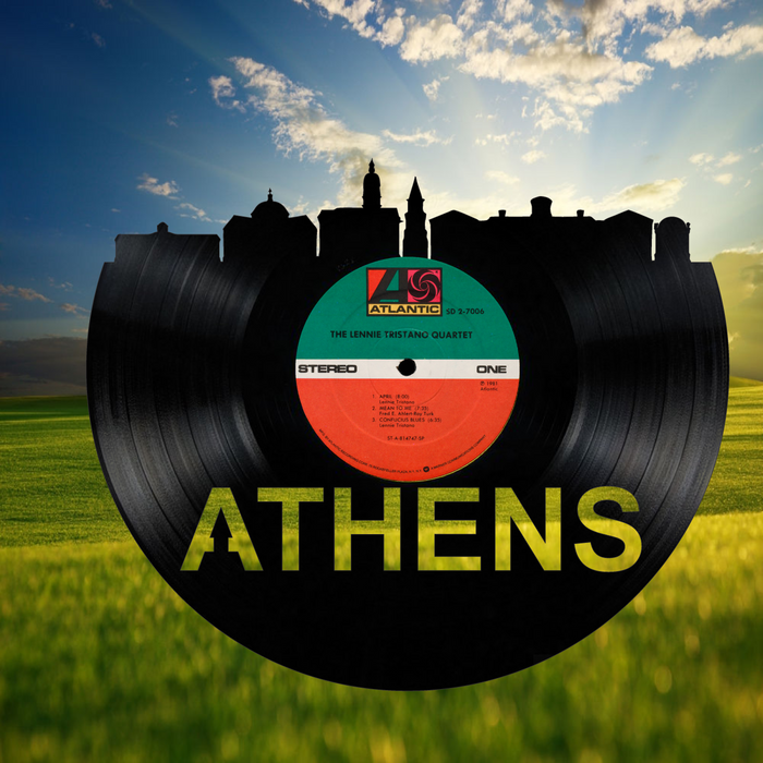 Athens Laser Cut Vinyl Record artist representation