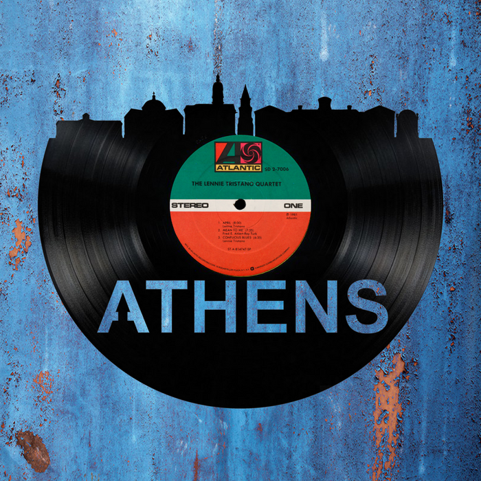 Athens Laser Cut Vinyl Record artist representation