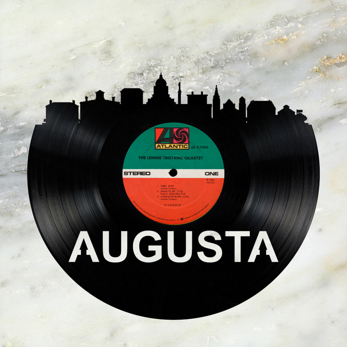 Augusta Laser Cut Vinyl Record artist representation