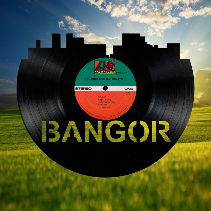 Bangor Maine Laser Cut Vinyl Record artist representation