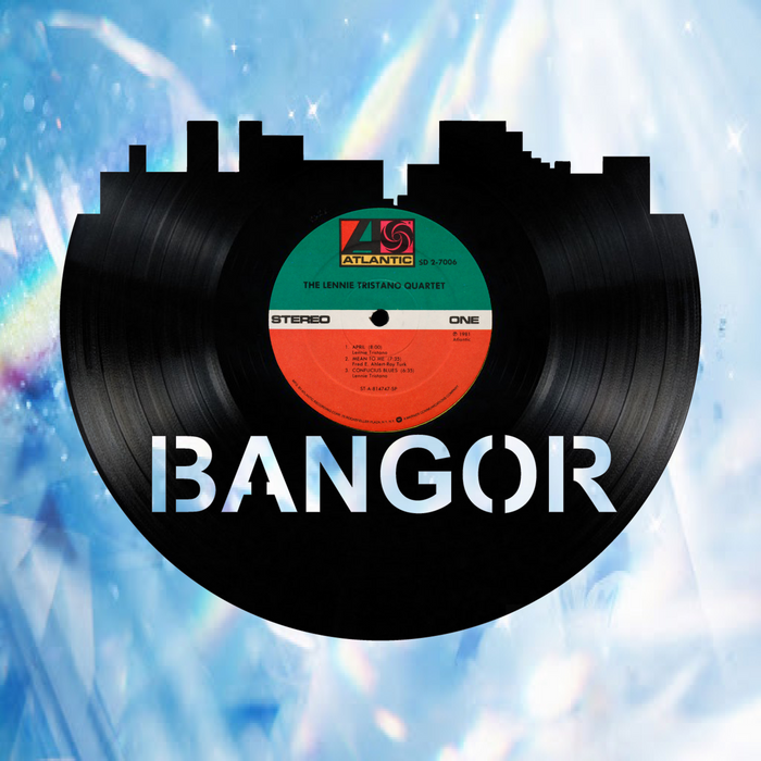 Bangor Maine Laser Cut Vinyl Record artist representation