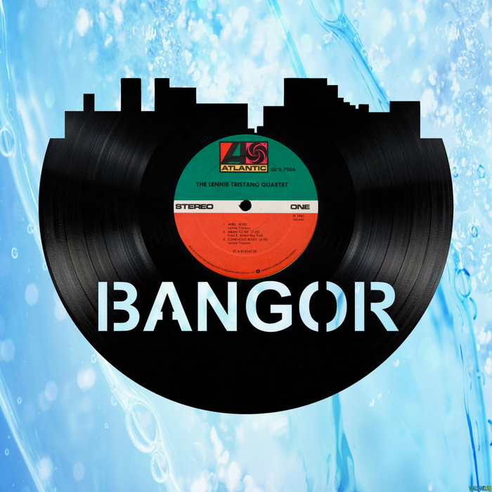 Bangor Maine Laser Cut Vinyl Record artist representation