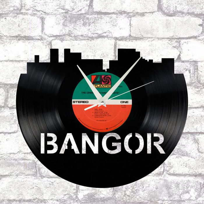 Bangor Maine Laser Cut Vinyl Record artist representation