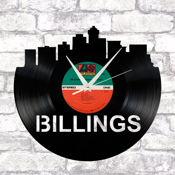 Billings Montana Laser Cut Vinyl Record artist representation