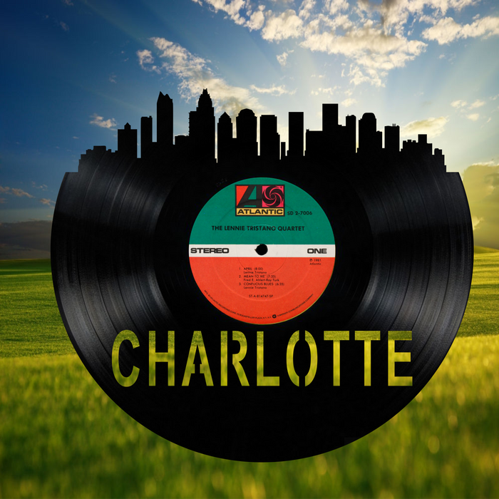 Charlotte Laser Cut Vinyl Record artist representation