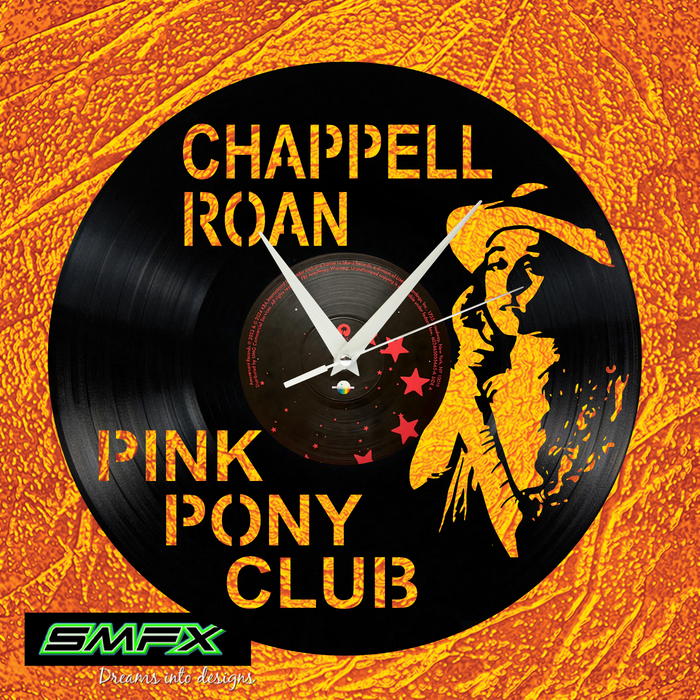 Chappell Roan Pink Pony Club Laser Cut Vinyl Record artist representation or vinyl clock