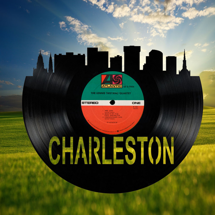 Charleston South Carolina Laser Cut Vinyl Record artist representation