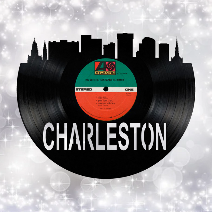 Charleston South Carolina Laser Cut Vinyl Record artist representation