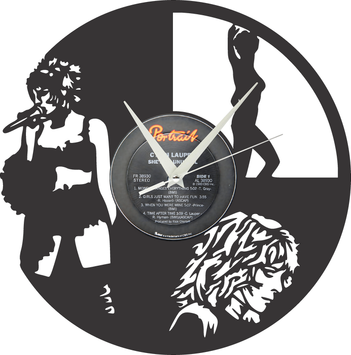 cyndi lauper Laser Cut Vinyl Record artist representation