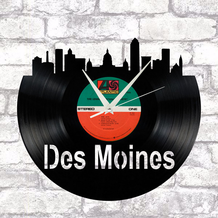 Des Moines Laser Cut Vinyl Record artist representation