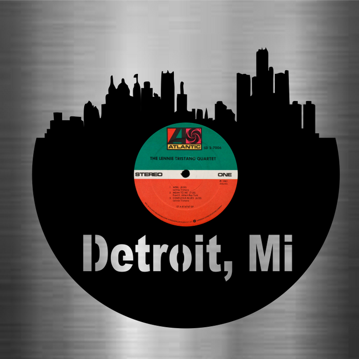 Detroit Laser Cut Vinyl Record artist representation