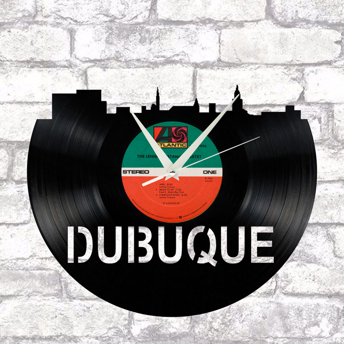 Dubuque Laser Cut Vinyl Record artist representation