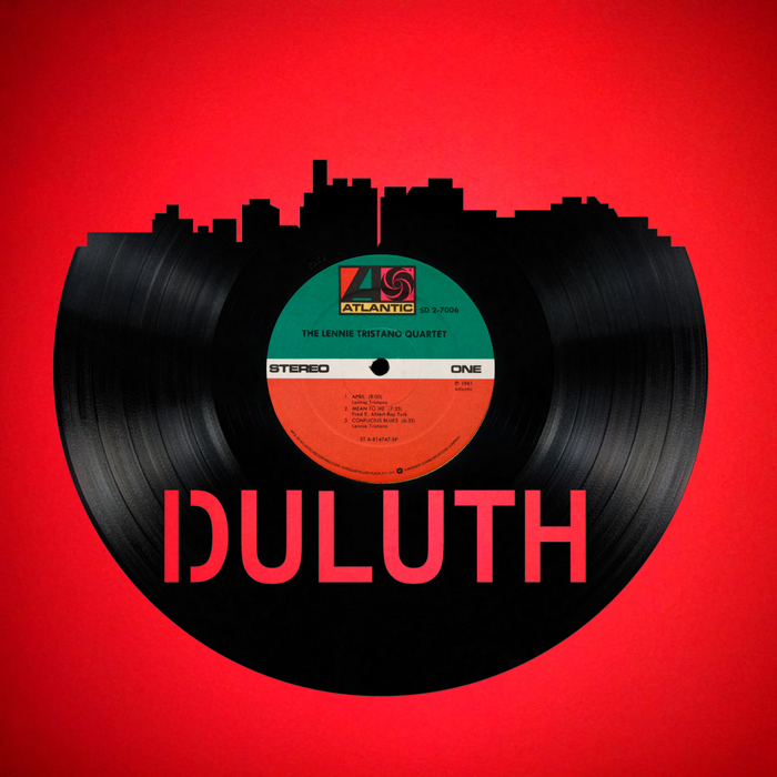 Duluth Minnesota Laser Cut Vinyl Record artist representation