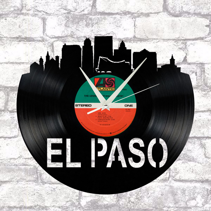 El Paso Texas Laser Cut Vinyl Record artist representation