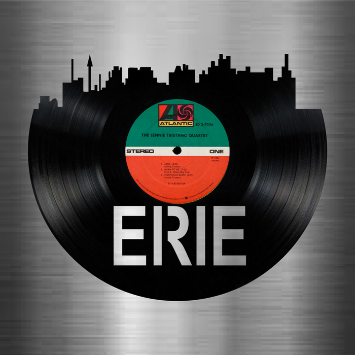 Erie Pennsylvania Laser Cut Vinyl Record artist representation