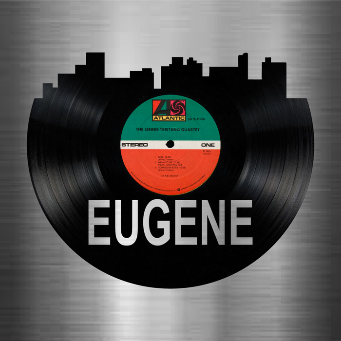 Eugene Oregon  Laser Cut Vinyl Record artist representation