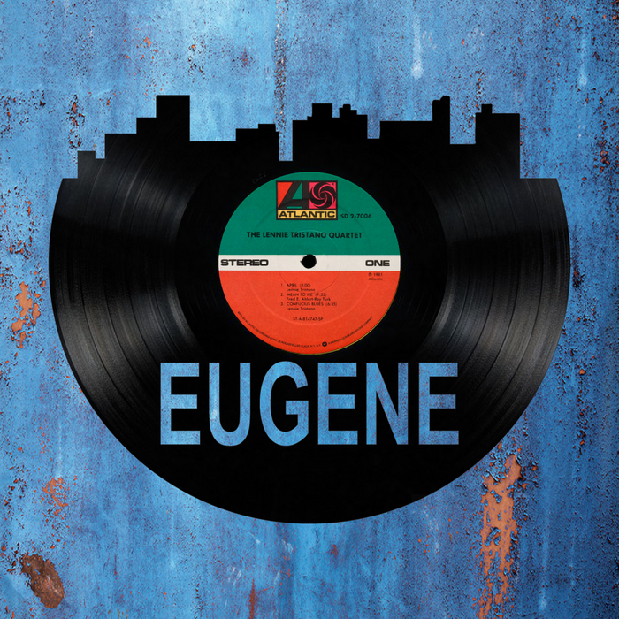 Eugene Oregon  Laser Cut Vinyl Record artist representation