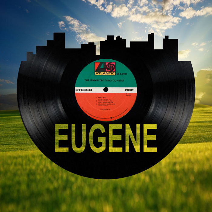 Eugene Oregon  Laser Cut Vinyl Record artist representation