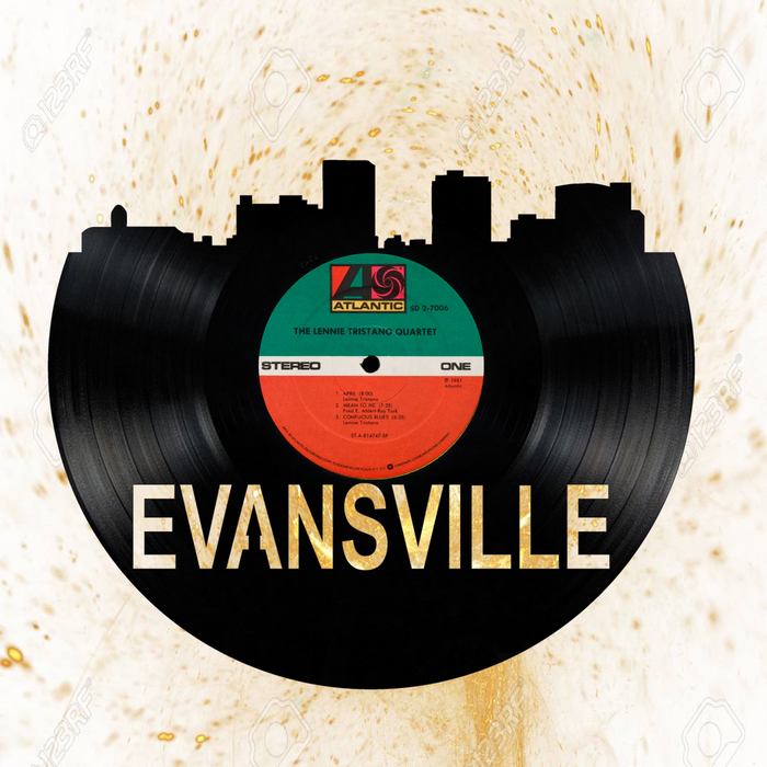 Evansville Indiana Laser Cut Vinyl Record artist representation