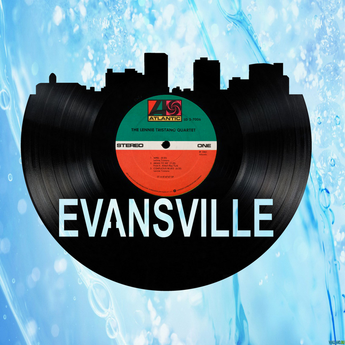 Evansville Indiana Laser Cut Vinyl Record artist representation