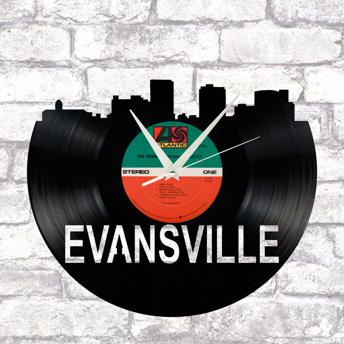 Evansville Indiana Laser Cut Vinyl Record artist representation